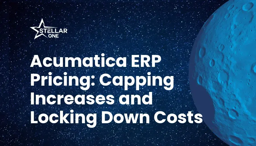 Acumatica ERP Pricing: Capping Increases and Locking Down Costs