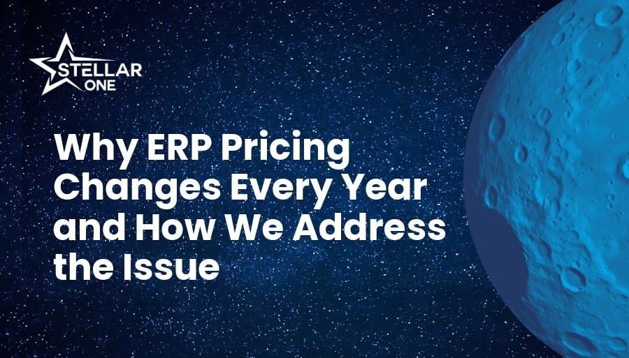 Why ERP Pricing Changes Every Year and How We Address the Issue