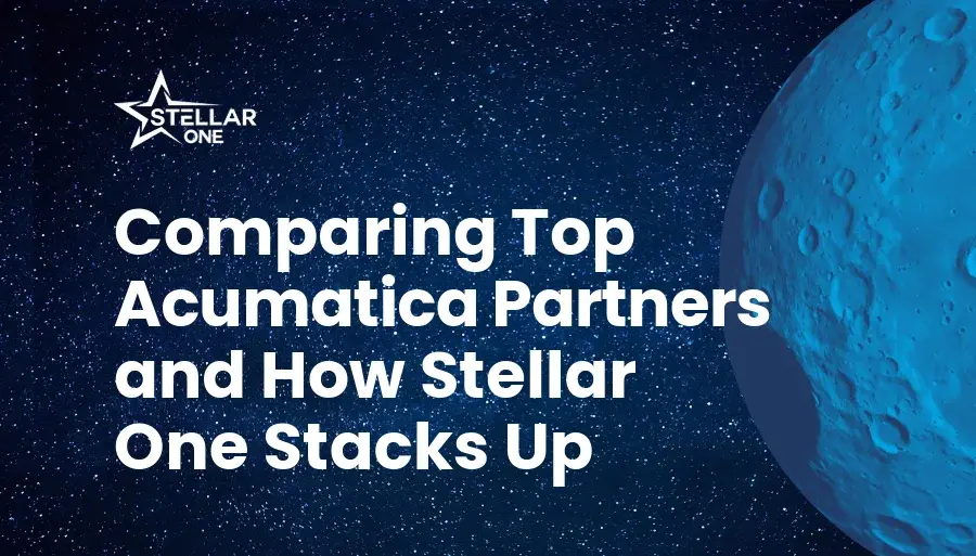 Comparing Top Acumatica Partners to Stellar One
