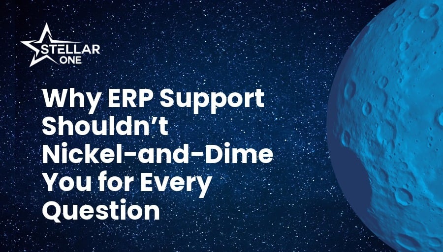 Why ERP Support Shouldn't Nickel-and-Dime You for Every Question