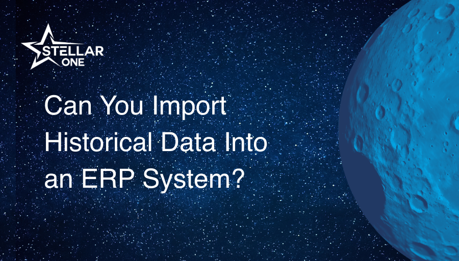 Can You Import Historical Data Into an ERP System?